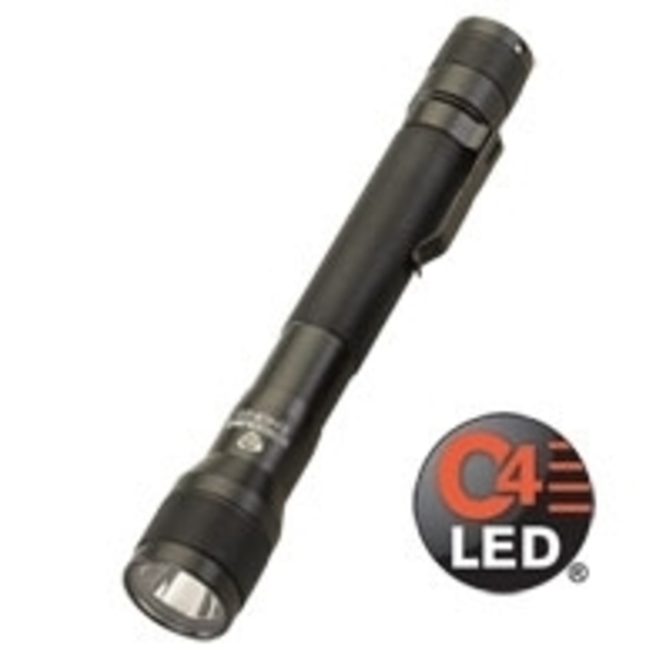 Streamlight FLASHLIGHT LED LUXEON, JUNIOR 4AA BLK ANODIZED,  714563